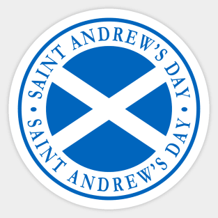 Saint Andrew's Day Sticker